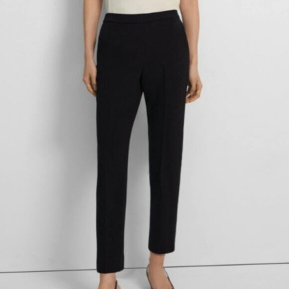 Theory truvivin approach 2 black pull on pants size 00 - Picture 1 of 9